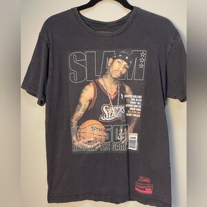 Mitchell & Ness Black Allen Iverson Graphic Tee